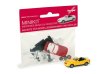 012188-006 012188-006 Minikit: bouwpakket MERCEDES-BENZ SLK, bordeaux paars.