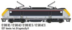 12018 Spoor HO, NMBS 1337, DC, B-Logistics, wit, Tp.V.