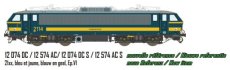 12074DCS Spoor HO, NMBS 21xx, DCC-Sound, blauw en geel, EpVI.