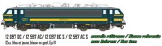 12097DCS Spoor HO, NMBS 12xx, DCC-Sound, blauw en geel, EpVI.