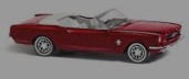 47513 Ford Mustang cabrio Metalic Rood