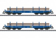 48659 48659 HO Coffret de wagons pour le transport de charges lourdes transport de rails, VI.