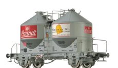 50531 Track HO, Dust container wagon Ucs909 "Brandt" DB AG, TpV.