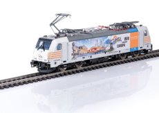 25803 Spoor HO, Elektrische locomotief serie 186 van Railpool Inc., verhuurd aan HSL, TpVI.