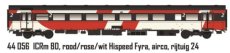 44056 Spoor HO, NS, Rijtuig Hispeed Fyra, ICRm BD, wit-rood, met airco, TpVb.