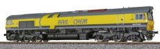 31364 Diesellocomotief, H0, 6602 Rail4Chem, grijs/geel, aflevering VI, DC/AC.