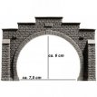 34852 34852 Tunnel portal, 2-track, 12.3 x 8.5 cm.