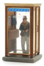 387.652 Spoor HO, 1/87, Belgische Telefooncel.