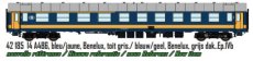 42185 Spoor HO, NMBS I4 A4B6, blauw/geel, Benelux, grijs dak, Ep.IVb.