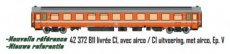 42372 42372 Track HO, NMBS Rijtuig B11 version C1 with air conditioning, TpV.