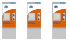 70301 NMBS Ticketautomaat, 3 stuks.