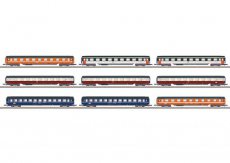 87409 87409 Set met 9 Eurofima rijtuigen