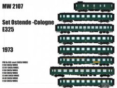 MW2107 MW2107 SNCB Coffret OOSTENDE-KEULEN E325 (1973).