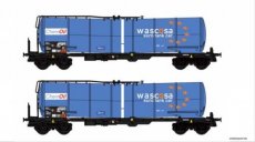 VB-81078 D-WASCO Coffret 2 wagons citernes " ChemOil Wascosa".