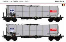 VB-81087 81087 Track HO, NMBS, Set of 2 wagons "Millet - ESSO".
