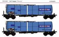 81088 Spoor HO, A-WASCO, Set 2 wagons "Wascosa".