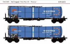 VB-81089 81089 Track HO, D-WASCO, Set of 2 wagons "Wascosa".